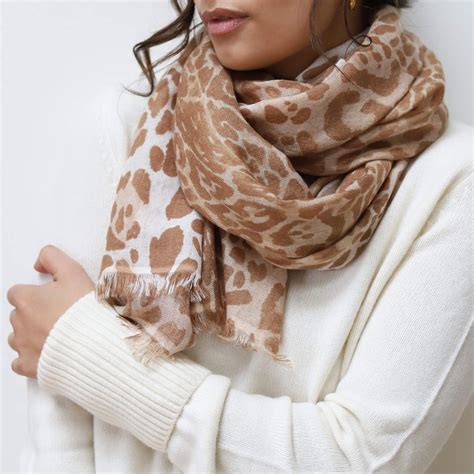 cashmere scarf leopard print